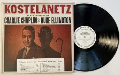 Andre Kostelanetz Plays The Music Of Charlie Chaplin & Duke Ellington LP NM DJ - Image 1 of 3