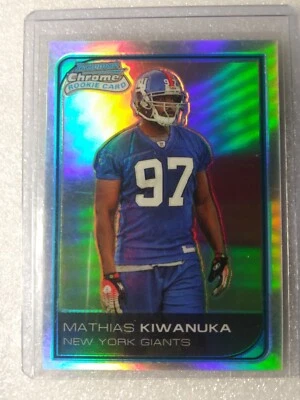 2006 Bowman Chrome Refractor #250 MATHIAS KIWANUKA SP RC  - Image 1 of 3