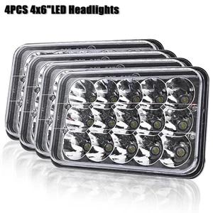 4 faros LED altos/bajos de 4x6"" para Chevrolet Blazer 1989-1991 súper brillantes - Imagen 1 de 12