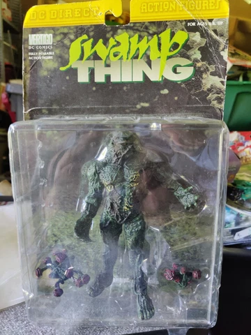1999 DC Direct Vertigo Swamp Thing 6.5" Action Figure exclusive Painted RedRose Cover