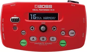 Boss VE-5-RD Vocal Performer Effects Processor Red JP NEW - Picture 1 of 1