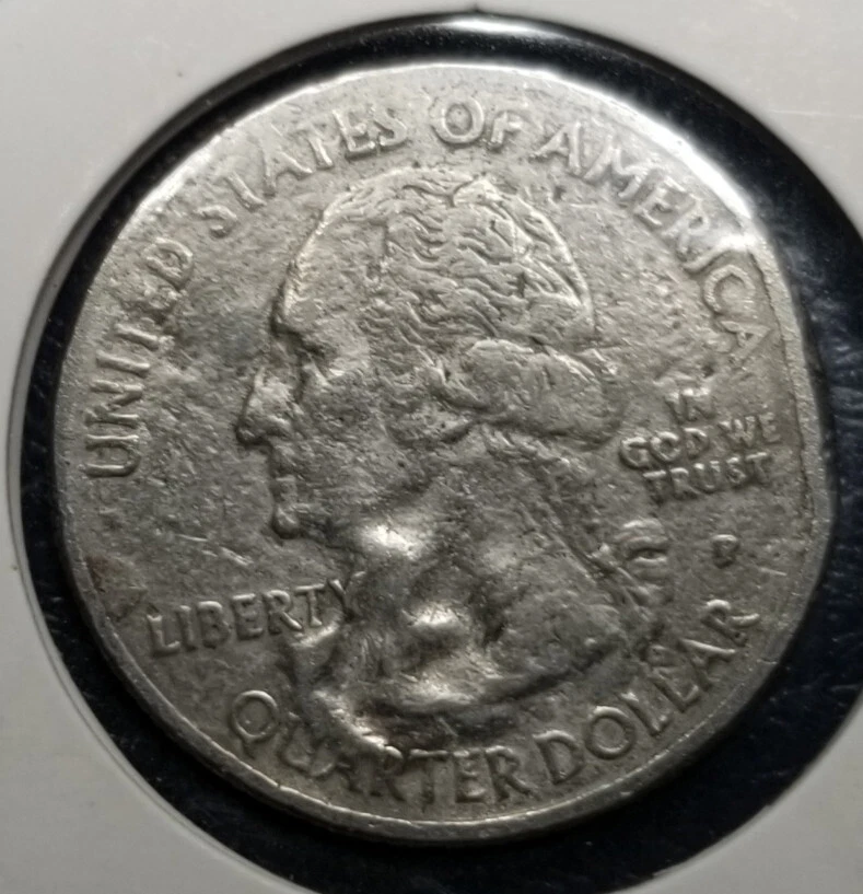 quarter dollar 2009 P mint error - Image 1 of 1