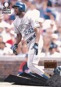 2000 Pacific Omega Premiere Date /77 Jermaine Dye #68 Kansas City Royals