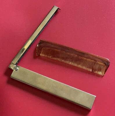 Vintage Reed & Barton Silver Plated Color Folding Comb Mint Condition - Image 1 of 4