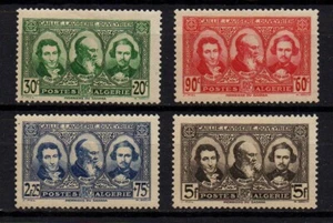 ALGERIA, SCOTT # B28-B31, MH MINT HINGED SET PIONEERS OF SAHARA 1939 SEMI POSTAL - Picture 1 of 2