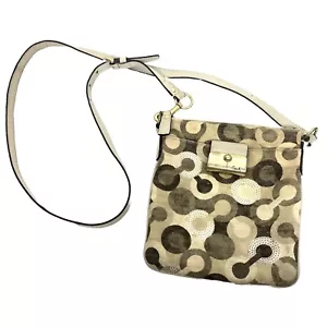 Coach Kristin Swing Bag Crossbody Sequin Signature * - Picture 1 of 6