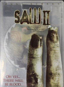 SAW 2 DVD movie Horror full screen 5.1 Dolby Digital Trailers Brilliant Clever - Foto 1 di 5