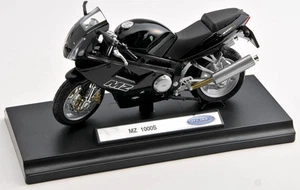 BLITZ VERSAND MZ 1000S  schwarz / black 1:18 Welly Motorrad Modell NEU & OVP 1 - Bild 1 von 1