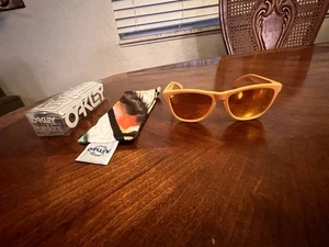 Oakley Frogskins Pike Gold Fire Iridium 24-342 Summit Collection LE RARE - Bild 1 von 9