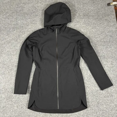 Chaqueta con Capucha Lululemon Glyde Along Softshell Negra Talla 4 Foto 1 de 4