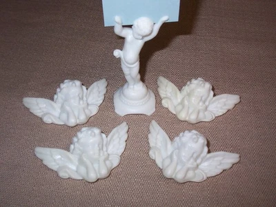 Tarjetero Wilton querubín y adornos para pasteles de ángel Foto 1 de 4