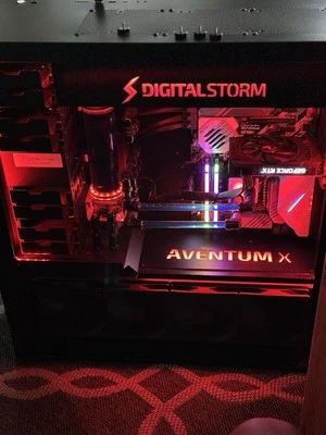 DIGITAL STORM AVENTUM Xeon 2687W v4 256GB RAM 4X four Titan Xp 12GB 6950x extrem - Image 1 of 4