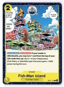 Fish-Man Island OP11-117 A Fist of Divine Speed Normal NM - Picture 1 of 2