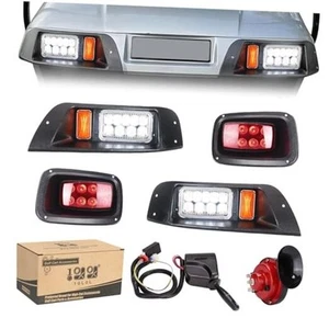Golf Cart Headlights and Tail Light Kits for EZGO TXT 1996-2013 Gas & - Picture 1 of 7