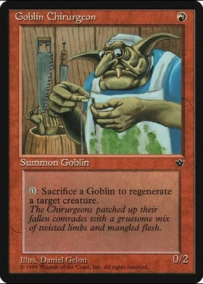 X 1 Goblin Chirurgeon NM Fallen Empires MTG Magic The Gathering - Image 1 of 2