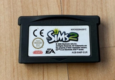The Sims 2 - GBA Gameboy Advance Genuine Game Cartridge - Pal - Image 1 of 3