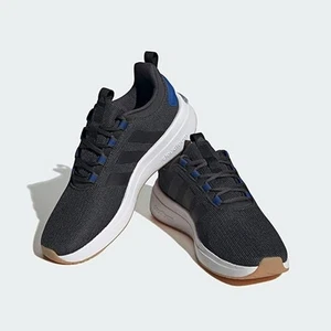 NWT adidas Men’s Racer TR23 Sneaker Carbon/Black/Royal Blue Size 9 Lightweight - Foto 1 di 5