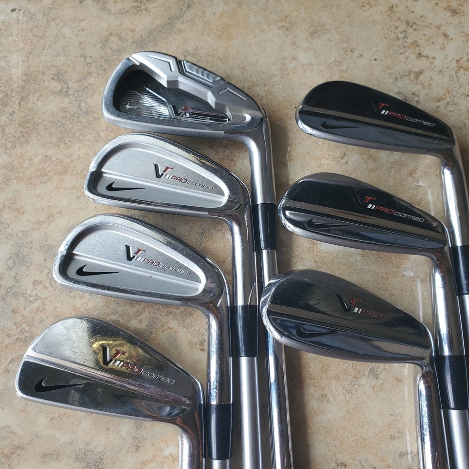 RARE Tour Issue Nike VRII ProCombo Forged 4-PW Low Spinning KBS C Taper 120S - Image 1 of 4