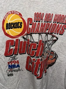 Camiseta De Colección Fruit Of The Loom Houston Rockets 1994 Campeonato Finales NBA XL - Imagen 1 de 3