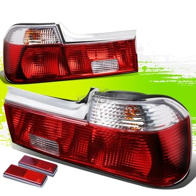 Luces de freno traseras estilo fábrica para BMW 735I 740I 740IL 750IL 88-94 rojo transparente Foto 1 de 4