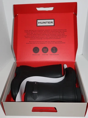 Botas de Lluvia Hunter Originales Negras Mate Cortas O Impermeables para Mujer 8 NUEVAS #1881032 Foto 1 de 4