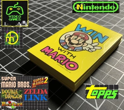 1989 Topps Nintendo Game Packs Complete Sticker Set - ALL WAX - Image 1 of 4
