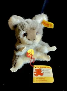 German Steiff Yuku Koala Bear 4 1/2 Inches Vintage 1980s - Picture 1 of 5