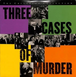Three Cases of Murder (1954) Laserdisc - Picture 1 of 2