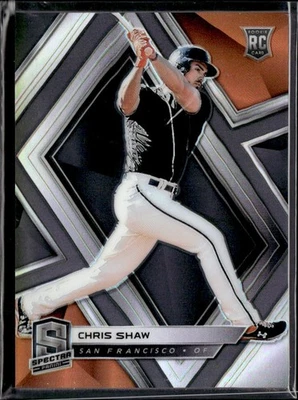 2019 Panini Spectra Chris Shaw Rookie - Image 1 of 2