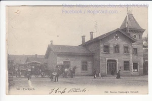 LUSSEMBURGO, DIEKIRCH, LA GARE, STAZIONE FERROVIARIA, ca1910 - Foto 1 di 2