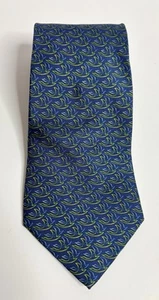 Salvatore Ferragamo Tie Multicolor Blue Over Silk Italy Suit Men - Bild 1 von 6