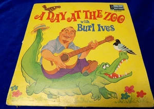 BURL IVES A Day At The Zoo Disneyland 1972 VINYL LP DQ-1347 Folk Music - Picture 1 of 4
