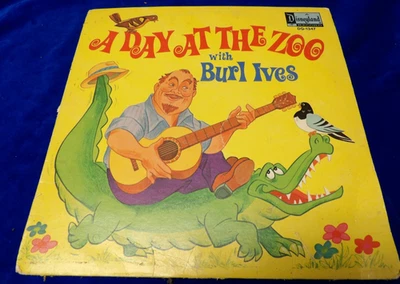 BURL IVES A Day At The Zoo Disneyland 1972 VINYL LP DQ-1347 Folk Music - Image 1 of 4