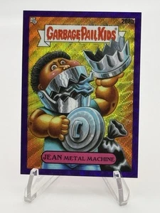 2022 Garbage Pail Kids Chrome 208b JEAN METAL MACHINE Purple Wave Refractor /250 - Picture 1 of 3