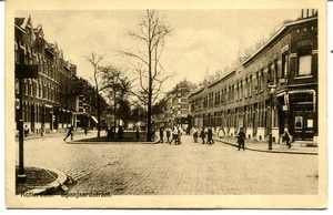 Netherlands Rotterdam - Spanjaardstraat old sepia postcard - Picture 1 of 4