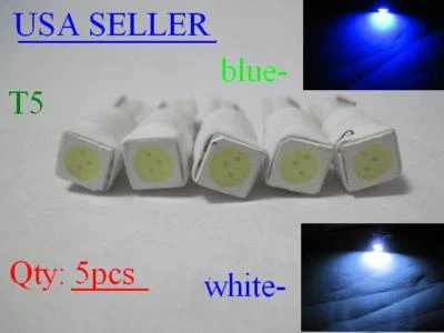 15x T5 74 2721 5050 3 Chips SMD 6500K Blanco LED SALPICADERO Luces Foto 1 de 4