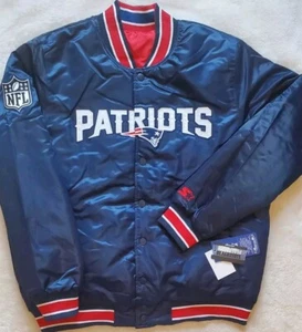 New England Patriots Reversible Starter Jacket Full Snap -DO YOUR JOB- Sz 2XL - Picture 1 of 23