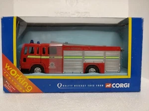 Corgi 1/50 Scale Diecast Fire Truck Volvo Fire Engine City Fire Brigade #65901 - Picture 1 of 8