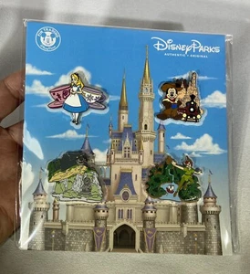 Disney Park Attraktionen 4-poliges Booster-Set Peter Pfanne/Donner/Dschungel-Teetassen $ 27,99 - Bild 1 von 4