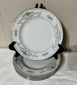 Wade Fine Porcelain China Diane Japan Dessert Bread Plates Vintage 6pcs - Picture 1 of 7