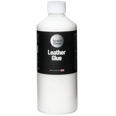 THE SCRATCH DOCTOR Leather Glue, strong and flexible. Dries clear