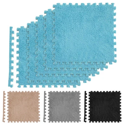 12/24 pcs Puzzle Exercise Mat w/ EVA Foam Interlocking Floor Non-slip mat 12x12" - Image 1 of 4