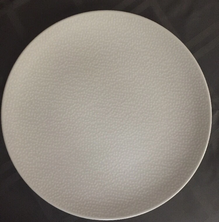 Noritake White On White WOW Snow Round Dinner Plate 11” - Image 1 of 1