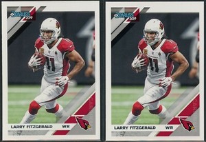2019 Donruss Larry Fitzgerald #10 Arizona Cardinals - PAIR
