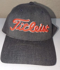 Titleist Golf Cap Fitted Dark Grey Hat Size S/M - Picture 1 of 8
