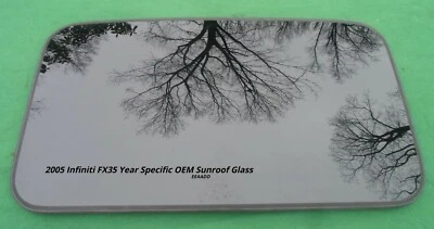2005 YEAR SPECIFIC INFINITI FX35 OEM FACTORY SUNROOF GLASS FREE SHIPPING! - Image 1 of 4