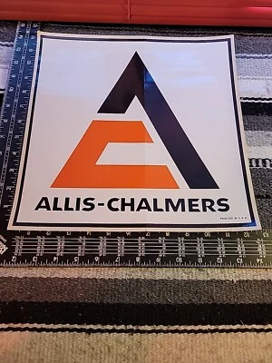 Allis Chalmers 12" Adhesive Decal - Image 1 of 2
