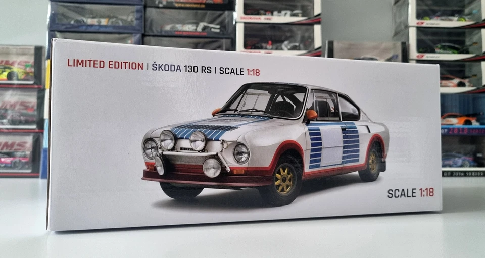 1/18 Foxtoys Resin Škoda 130 RS Monte Carlo 1977 Blahna - Hlávka night version - Immagine 1 di 2