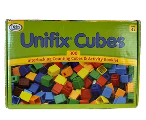Didax Unifix Cubes 300 Interlocking Counting Activity Booklet Math Teaching Aid - Picture 1 of 6