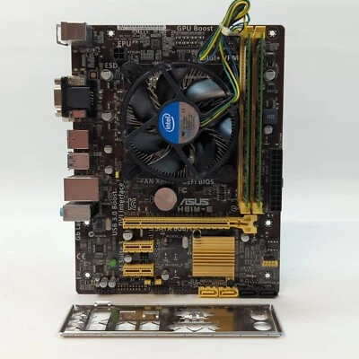 ASUS H81M-E i5 4670 Quad Core 16GB DDR3 LGA 1150 MicroATX Mainboard Intel - Bild 1 von 4